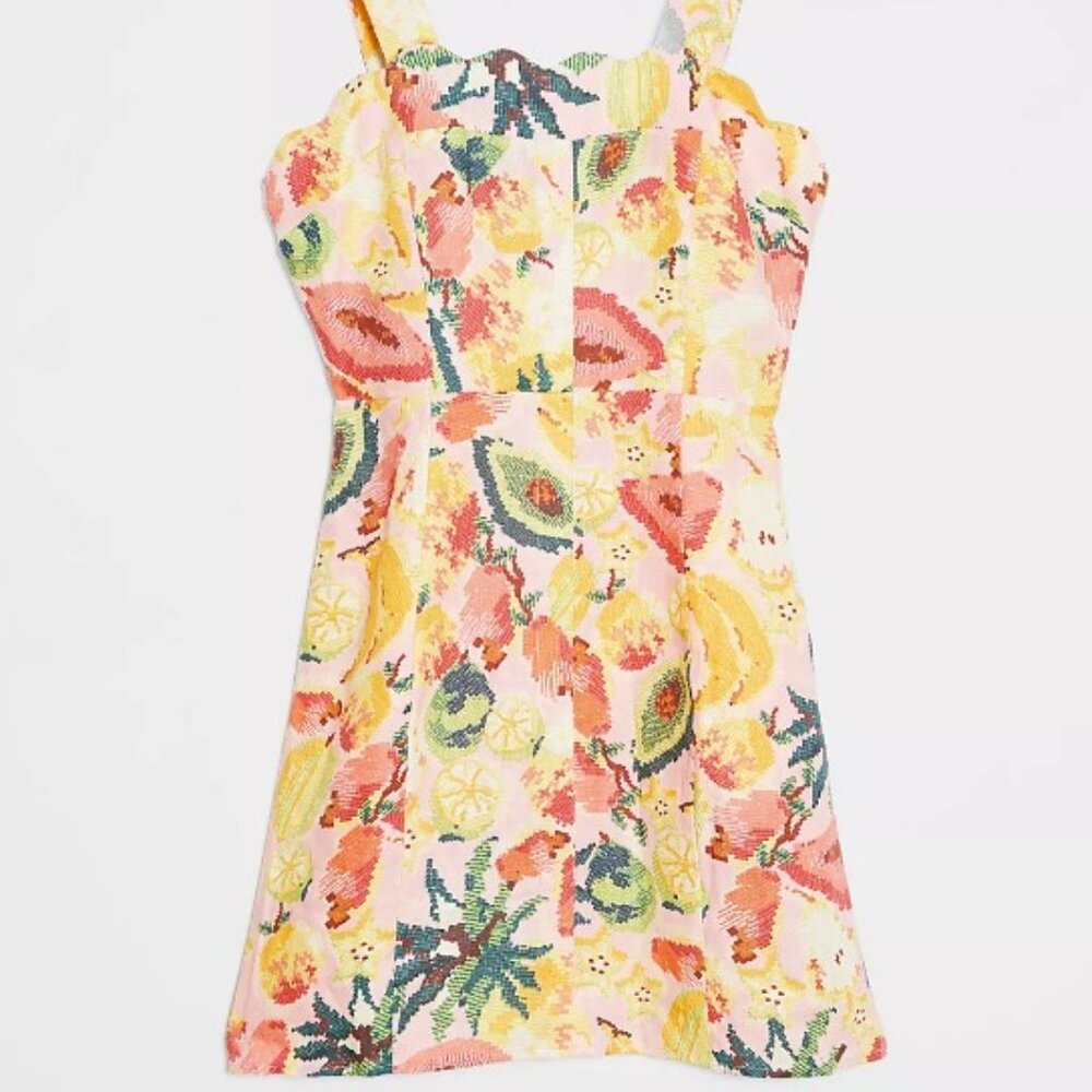 Farm Rio Frutas Linen Mini Dress in Size M